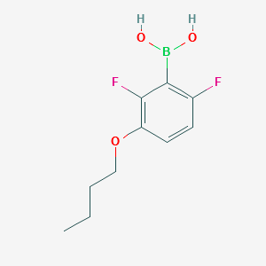(3-BUTOXY-2,6-DIFLUOROPHENYL)BORONIC ACID structure, CAS 849062-15-3