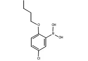 (3-BUTOXY-5-CHLOROPHENYL)BORONIC ACID structure, CAS 1256345-75-1