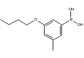 (3-BUTOXY-5-FORMYLPHENYL)BORONIC ACID structure, CAS 1072951-70-2