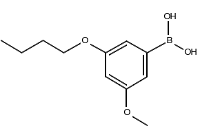 (3-BUTOXY-5-METHOXYPHENYL)BORONIC ACID structure, CAS 1256355-15-3