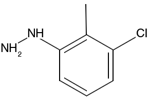 (3-CHLORO-2-METHYLPHENYL)HYDRAZINE structure, CAS 39943-64-1