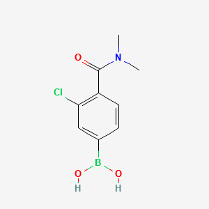 (3-CHLORO-4-(DIMETHYLCARBAMOYL)PHENYL)BORONIC ACID structure, CAS 850589-47-8