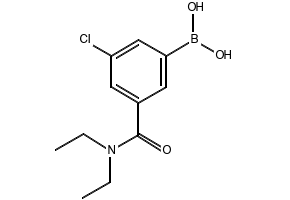 (3-CHLORO-5-(DIETHYLCARBAMOYL)PHENYL)BORONIC ACID structure, CAS 957120-59-1