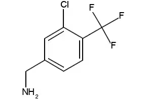 (3-CHLORO-5-(TRIFLUOROMETHYL)PHENYL)METHANAMINE structure, CAS 400771-41-7
