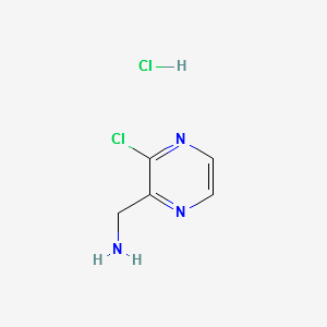 (3-CHLOROPYRAZIN-2-YL)METHANAMINE HYDROCHLORIDE structure, CAS 939412-86-9