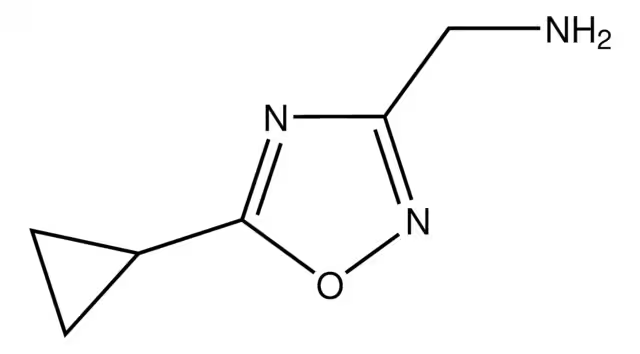 (3-CYCLOPROPYL-1,2,4-OXADIAZOL-5-YL)METHANAMINE structure, CAS 428507-31-7