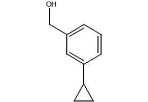 (3-CYCLOPROPYLPHENYL)METHANOL structure, CAS 893738-74-4