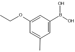 (3-ETHOXY-5-METHYLPHENYL)BORONIC ACID structure, CAS 1256346-05-0