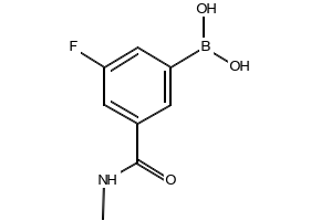 (3-FLUORO-5-(METHYLCARBAMOYL)PHENYL)BORONIC ACID structure, CAS 871332-63-7
