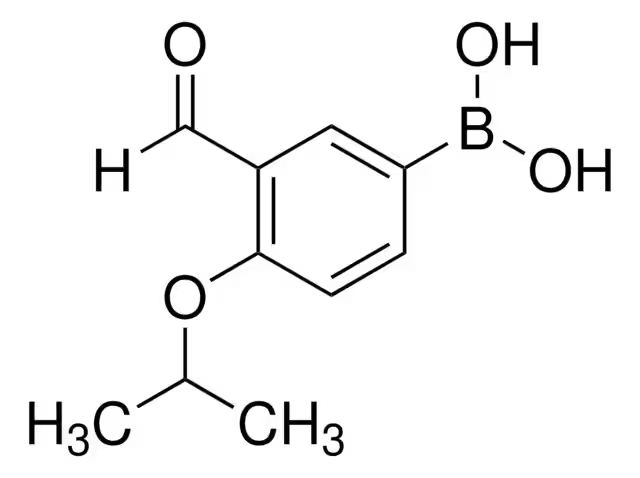 (3-FORMYL-4-ISOPROPOXYPHENYL)BORONIC ACID structure, CAS 1072952-00-1
