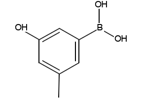 (3-HYDROXY-5-METHYLPHENYL)BORONIC ACID structure, CAS 1256345-79-5