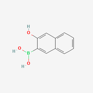 (3-HYDROXYNAPHTHALEN-2-YL)BORONIC ACID structure, CAS 849404-37-1