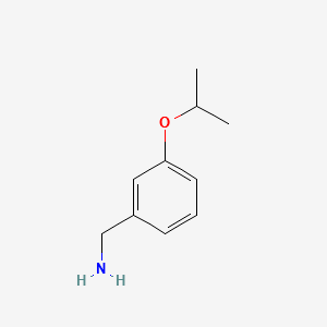(3-ISOPROPOXYPHENYL)METHANAMINE structure, CAS 400771-44-0