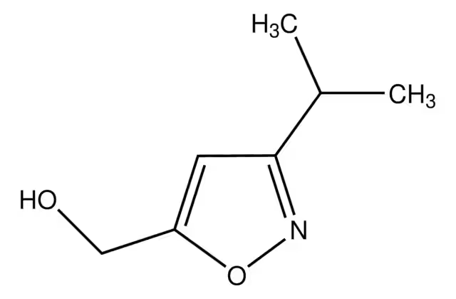 (3-ISOPROPYLISOXAZOL-5-YL)METHANOL structure, CAS 14633-17-1