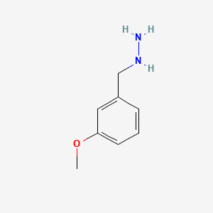 (3-METHOXYBENZYL)HYDRAZINE structure, CAS 85293-12-5