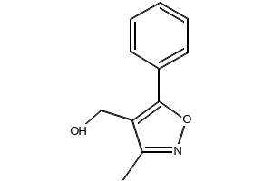 (3-METHYL-5-PHENYLISOXAZOL-4-YL)METHANOL structure, CAS 113826-87-2
