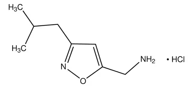 (3-METHYLISOXAZOL-5-YL)METHANAMINE HYDROCHLORIDE structure, CAS 70183-89-0