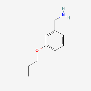(3-PROPOXYPHENYL)METHANAMINE structure, CAS 37806-33-0