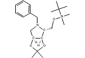 (3AR,6AS)-5-BENZYL-2,2-DIMETHYLTETRAHYDRO-3AH-[1,3]DIOXOLO[4,5-C]PYRROLE structure, CAS 1028903-73-2