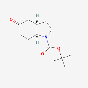 (3AR,7AS)-TERT-BUTYL 5-OXOOCTAHYDRO-1H-INDOLE-1-CARBOXYLATE structure, CAS 1260595-26-3