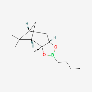 (3AS,4S,6S,7AR)-2-BUTYL-3A,5,5-TRIMETHYLHEXAHYDRO-4,6-METHANOBENZO[D][1,3,2]DIOXABOROLE structure, CAS 85167-10-8