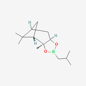 (3AS,4S,6S,7AR)-2-ISOBUTYL-3A,5,5-TRIMETHYLHEXAHYDRO-4,6-METHANOBENZO[D][1,3,2]DIOXABOROLE structure, CAS 84110-34-9