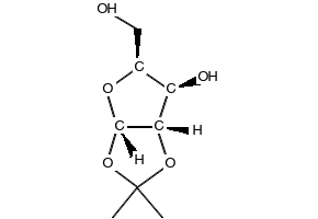 (3AS,5S,6R,6AS)-5-(HYDROXYMETHYL)-2,2-DIMETHYLTETRAHYDROFURO[2,3-D][1,3]DIOXOL-6-OL structure, CAS 114861-22-2
