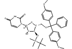 (3R,4S)-TERT-BUTYL 3-(BIS(4-METHOXYPHENYL)(PHENYL)METHOXY)-4-((METHYLSULFONYL)OXY)PYRROLIDINE-1-CARBOXYLATE structure, CAS 849674-11-9