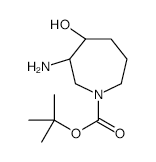 (3R,4S)-TERT-BUTYL 3-AMINO-4-HYDROXYAZEPANE-1-CARBOXYLATE structure, CAS 198419-20-4