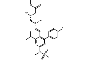(3R,5S,6E)-7-[4-(4-FLUOROPHENYL)-6-(1-METHYLETHYL)-2-[METHYL(METHYLSULFONYL)AMINO]-5-PYRIMIDINYL]-3,5-DIHYDROXY-6-HEPTENOICACID, METHYL ESTER structure, CAS 147118-40-9