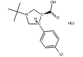 (3S,4R)-TERT-BUTYL 3-HYDROXY-4-PHENYLPYRROLIDINE-1-CARBOXYLATE HYDROCHLORIDE structure, CAS 952343-40-7