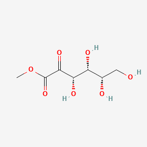 (3S,4R,5S)-METHYL 3,4,5,6-TETRAHYDROXY-2-OXOHEXANOATE structure, CAS 3031-98-9