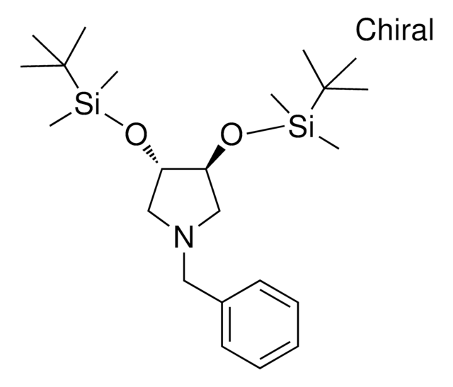 (3S,4S)-1-BENZYL-3,4-BIS((TERT-BUTYLDIMETHYLSILYL)OXY)PYRROLIDINE structure, CAS 138228-45-2
