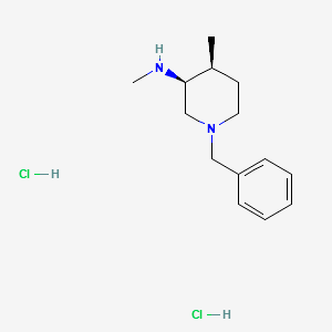 (3S,4S)-1-BENZYL-N,4-DIMETHYLPIPERIDIN-3-AMINE DIHYDROCHLORIDE structure, CAS 1354486-07-9