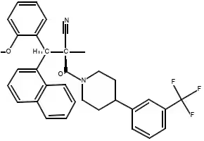 (3S,4S)-METHYL 1-METHYL-4-(NAPHTHALEN-2-YL)PIPERIDINE-3-CARBOXYLATE structure, CAS 265112-64-9