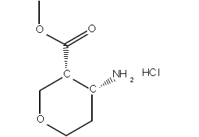 (3S,4S)-METHYL 4-AMINOTETRAHYDRO-2H-PYRAN-3-CARBOXYLATE structure, CAS 785776-21-8
