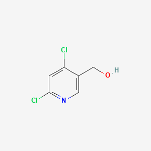 (4,6-DICHLOROPYRIDIN-3-YL)METHANOL structure, CAS 73998-95-5