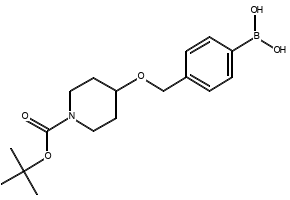 (4-(((4-CHLORONAPHTHALEN-1-YL)OXY)METHYL)PHENYL)BORONIC ACID structure, CAS 870778-84-0
