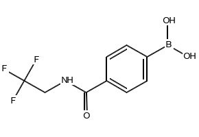 (4-((2,2,2-TRIFLUOROETHYL)CARBAMOYL)PHENYL)BORONIC ACID structure, CAS 874459-90-2