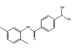 (4-((2,5-DIMETHYLPHENYL)CARBAMOYL)PHENYL)BORONIC ACID structure, CAS 913835-40-2