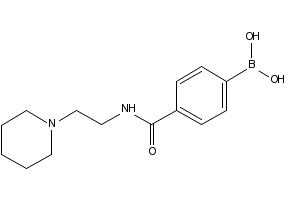 (4-((2-(PYRROLIDIN-1-YL)ETHYL)CARBAMOYL)PHENYL)BORONIC ACID HYDROCHLORIDE structure, CAS 957060-70-7