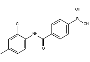 (4-((2-CHLORO-4-METHYLPHENYL)CARBAMOYL)PHENYL)BORONIC ACID structure, CAS 913835-39-9