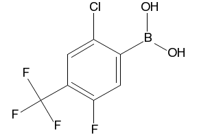 (4-((2-CHLORO-5-(TRIFLUOROMETHYL)PHENOXY)METHYL)PHENYL)BORONIC ACID structure, CAS 849062-05-1