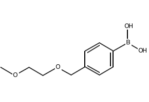 (4-((2-METHOXYETHOXY)METHYL)PHENYL)BORONIC ACID structure, CAS 1146169-44-9