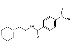 (4-((2-MORPHOLINOETHYL)CARBAMOYL)PHENYL)BORONIC ACID structure, CAS 913835-45-7