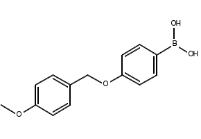 (4-((4-METHOXYBENZYL)OXY)PHENYL)BORONIC ACID structure, CAS 156635-90-4