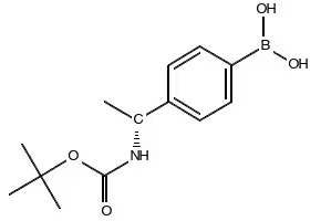(4-((BUTOXYCARBONYL)AMINO)PHENYL)BORONIC ACID structure, CAS 1259394-65-4