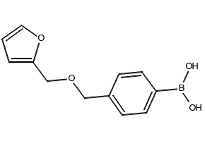 (4-((FURAN-2-YLMETHOXY)METHYL)PHENYL)BORONIC ACID structure, CAS 1256358-66-3