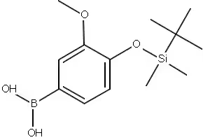 (4-((TERT-BUTYLDIMETHYLSILYL)OXY)-3-METHOXYPHENYL)BORONIC ACID structure, CAS 957060-93-4