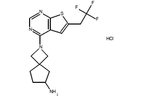 (4-(2,2,2-TRIFLUOROETHOXY)PYRIMIDIN-2-YL)METHANAMINE HYDROCHLORIDE structure, CAS 1196154-15-0